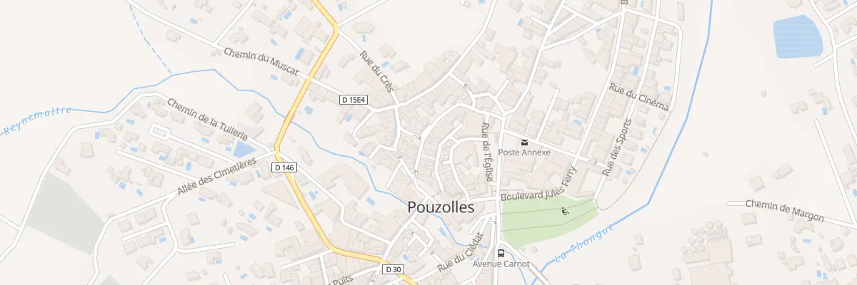 Plan du 10 Rue de l’Ancienne Poste à Pouzolles