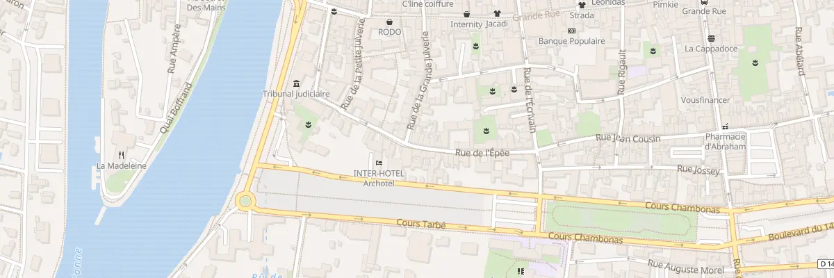 Plan du 11 Rue de l’Epée à Sens