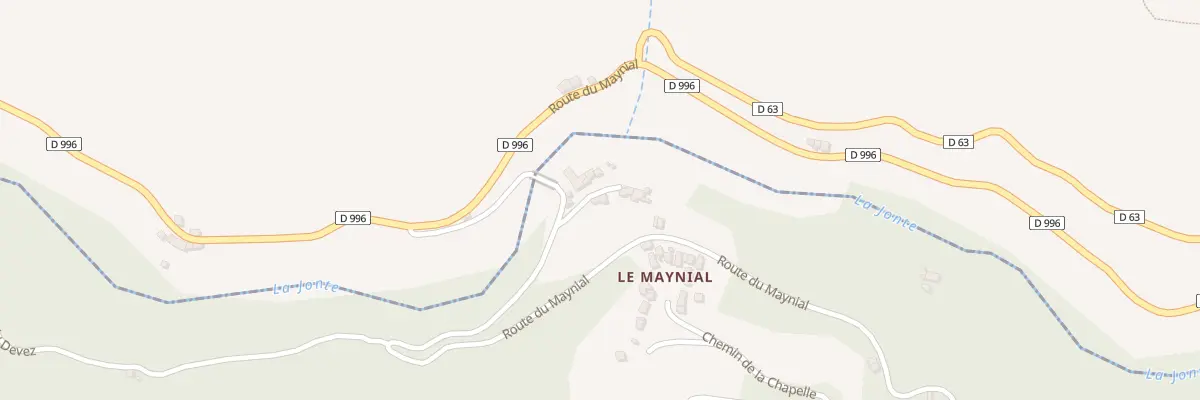 Plan du 5115 Le Maynial à Veyreau