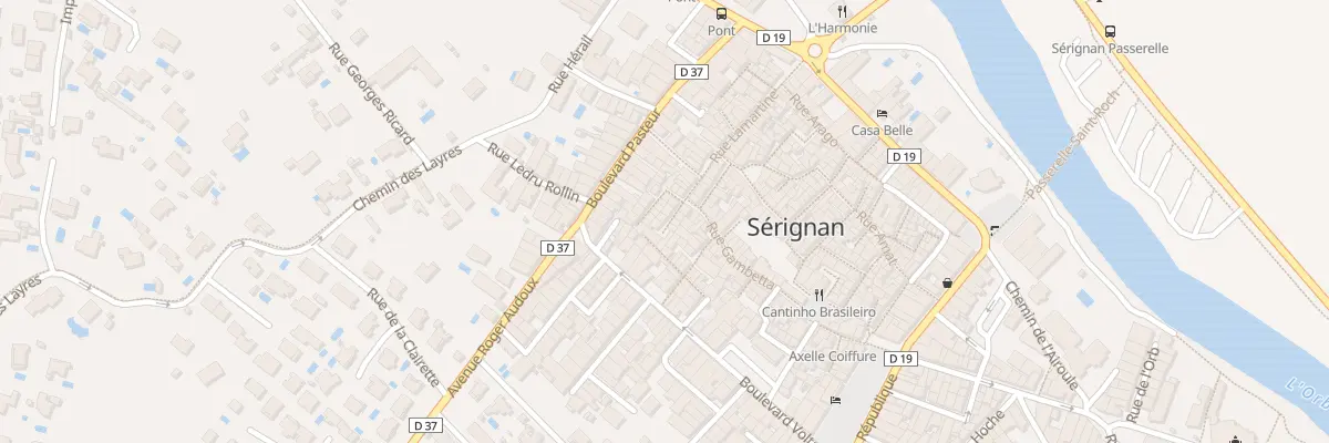 Plan du 6 Imp Renan à Sérignan