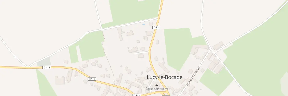 Plan du 2 Rue du Chene à Lucy-le-Bocage