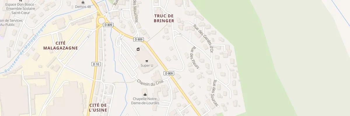 Plan du 3 Rue Beausoleil à Saint-Chély-d’Apcher
