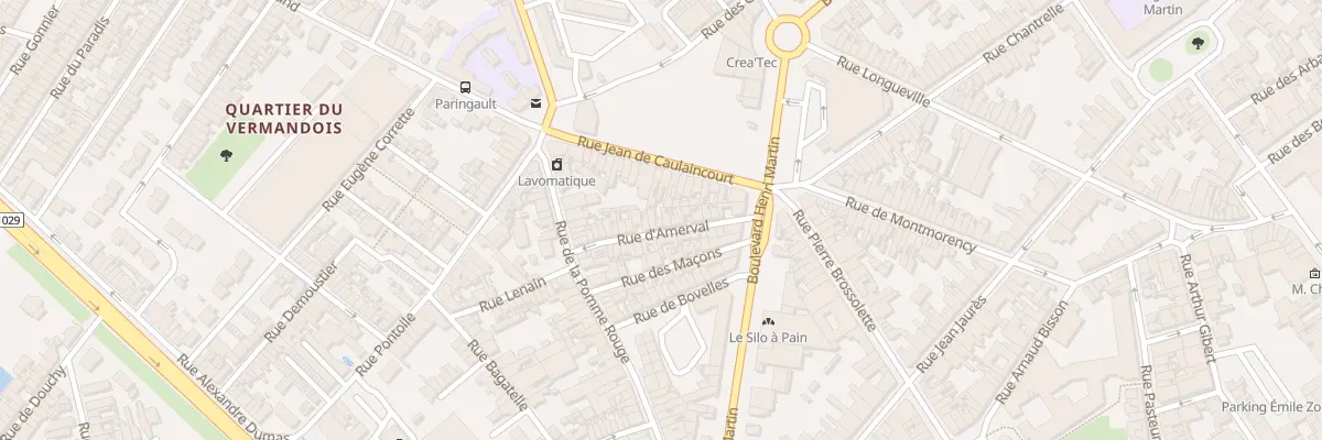Plan du 16B Rue d’Amerval à Saint-Quentin