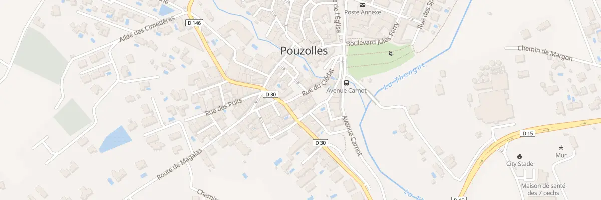 Plan du 7 Rue du Clédat à Pouzolles