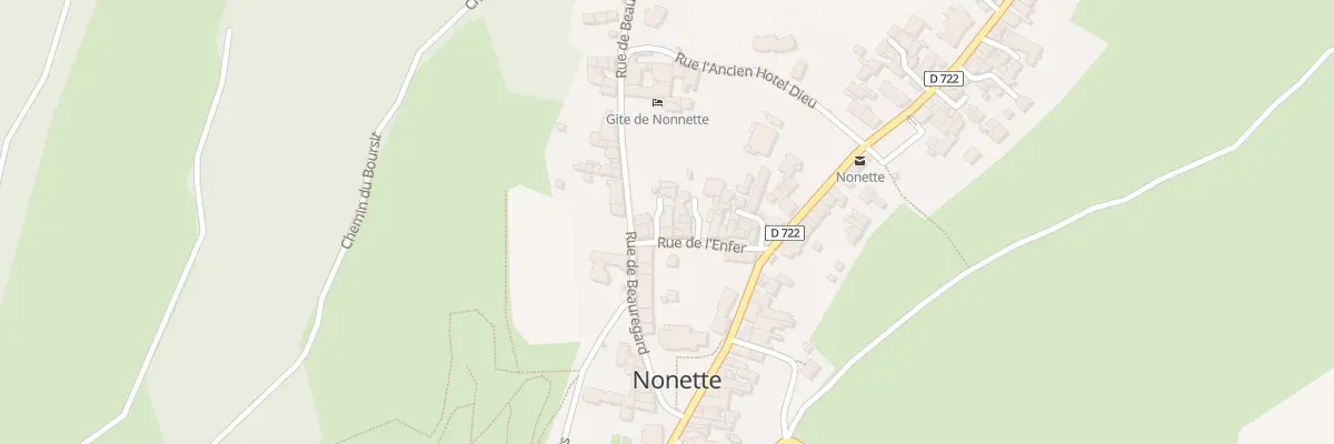 Plan du 22 Rue d’Enfer à Nonette-Orsonnette