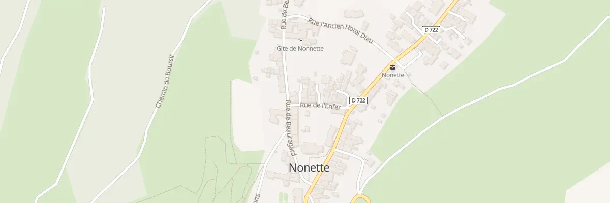 Plan du 20 Rue d’Enfer à Nonette-Orsonnette