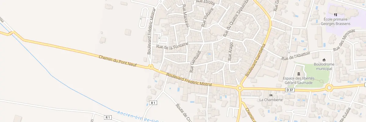 Plan du 7 Rue des Treize à Villeneuve-lès-Béziers