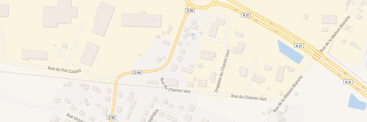 Plan du 10 Rue de la Gare à Mercin-et-Vaux