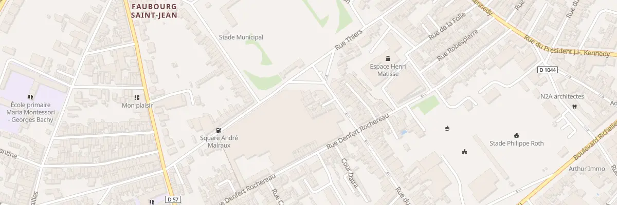 Plan du 73O Rue du Colonel Fabien à Saint-Quentin