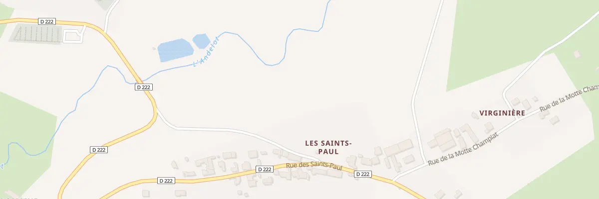 Plan du 6B Rue des Saints Paul à Broût-Vernet