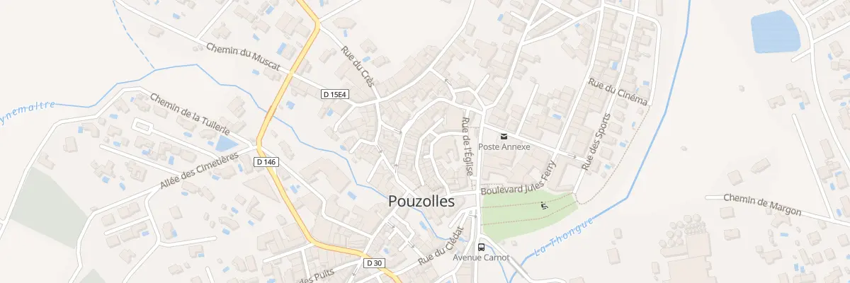 Plan du 6 Rue des Murs à Pouzolles