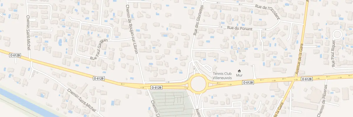 Plan du 5 Rue des Gloriettes à Villeneuve-lès-Béziers