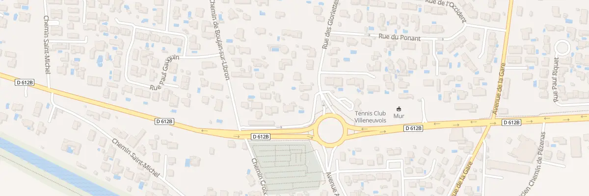 Plan du 3 Rue des Gloriettes à Villeneuve-lès-Béziers
