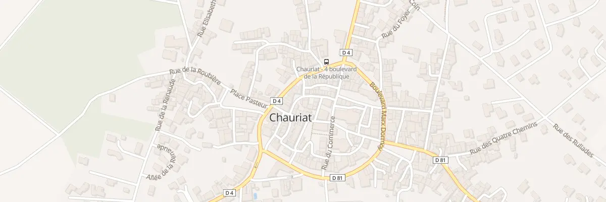Plan du 9 Rue de la Treille à Chauriat