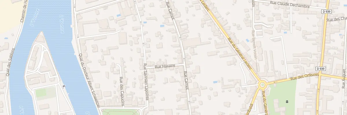 Plan du 33 Rue Carnot à Sens