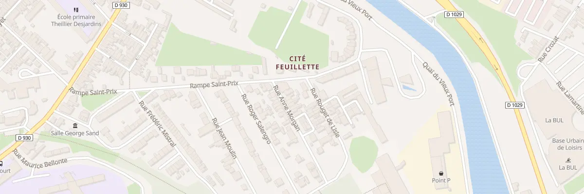 Plan du 5 Rue Anne Morgan à Saint-Quentin