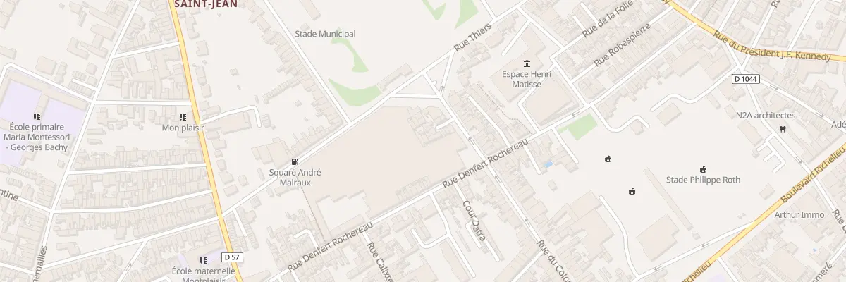 Plan du 73D Rue du Colonel Fabien à Saint-Quentin