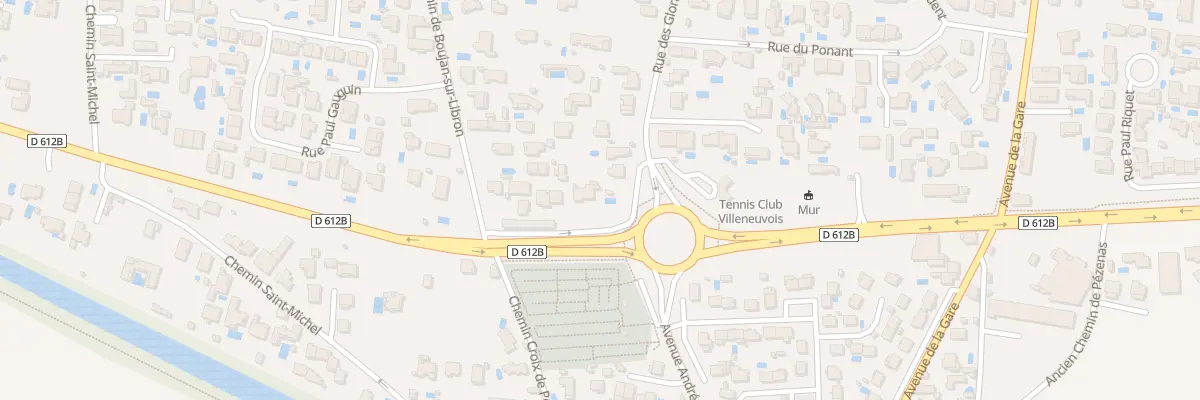 Plan du 1 Rue des Gloriettes à Villeneuve-lès-Béziers
