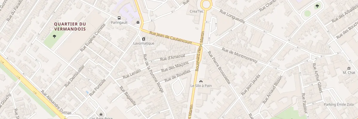 Plan du 9 Rue d’Amerval à Saint-Quentin