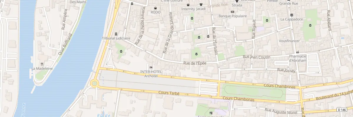 Plan du 19 Rue de l’Epée à Sens