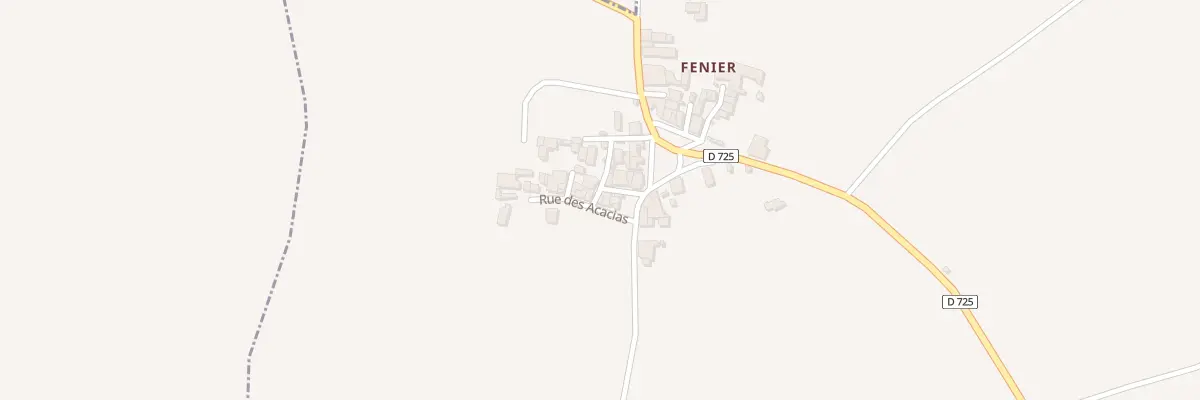 Plan du 6 Rue des Acacias (Fenier) à Beaulieu