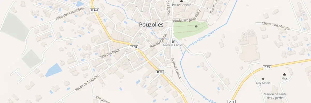 Plan du 5 Rue des Anciens Combattants à Pouzolles