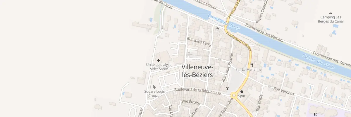 Plan du 1B Rue Louis Dardé à Villeneuve-lès-Béziers