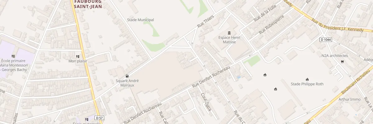 Plan du 73J Rue du Colonel Fabien à Saint-Quentin