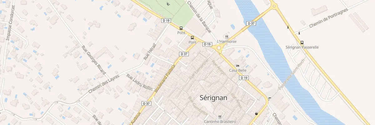 Plan du 5850 Bd Pasteur à Sérignan