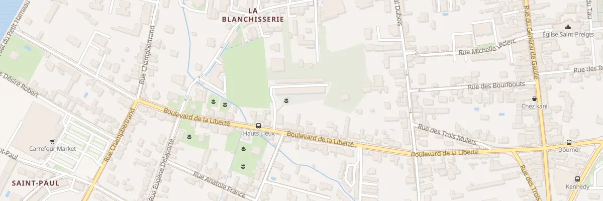 Plan du 53 Bd de la Liberté à Sens