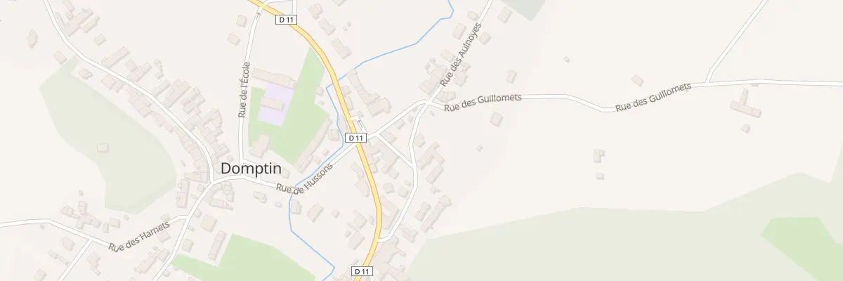 Plan du 20B Rue des Aulnoyes à Domptin