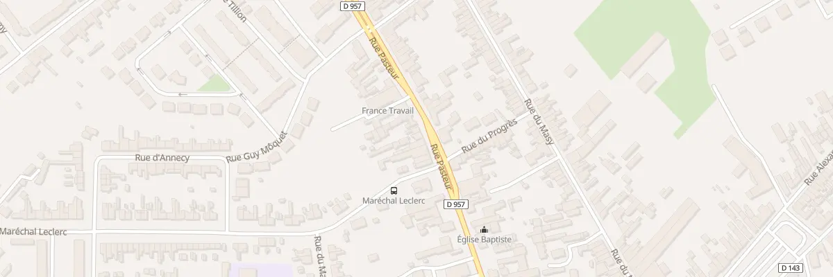 Plan du 93 Rue Pasteur à Somain