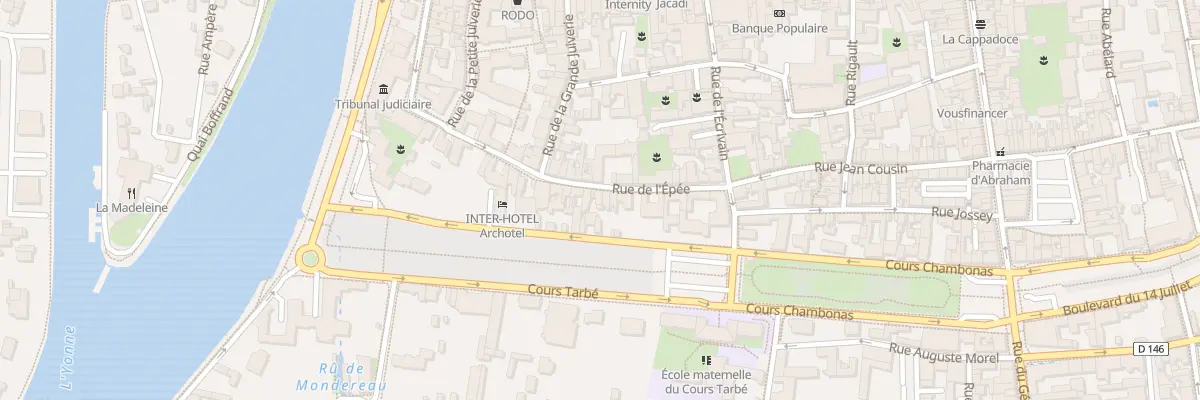 Plan du 26 Rue de l’Epée à Sens