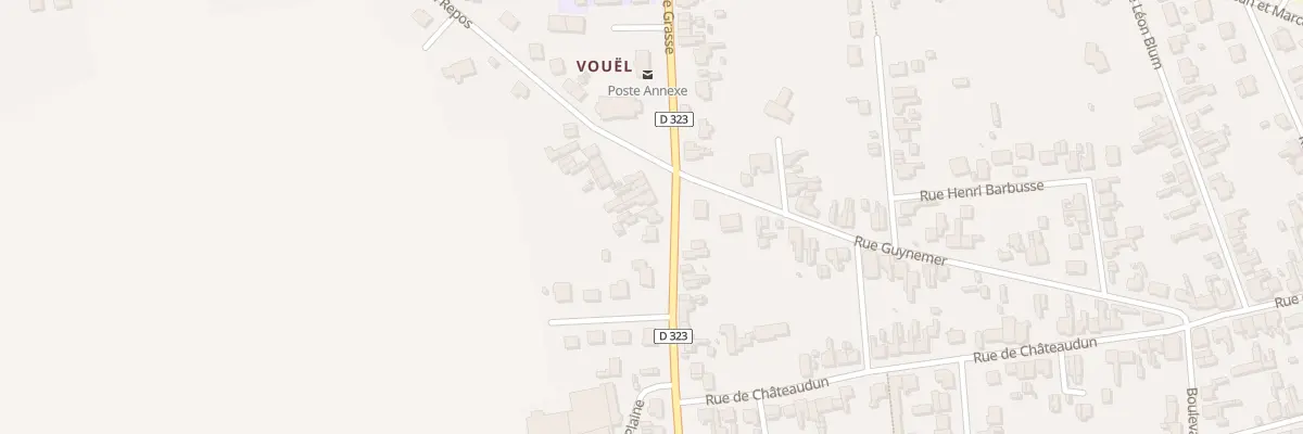Plan du 93 Rue de Grasse à Tergnier