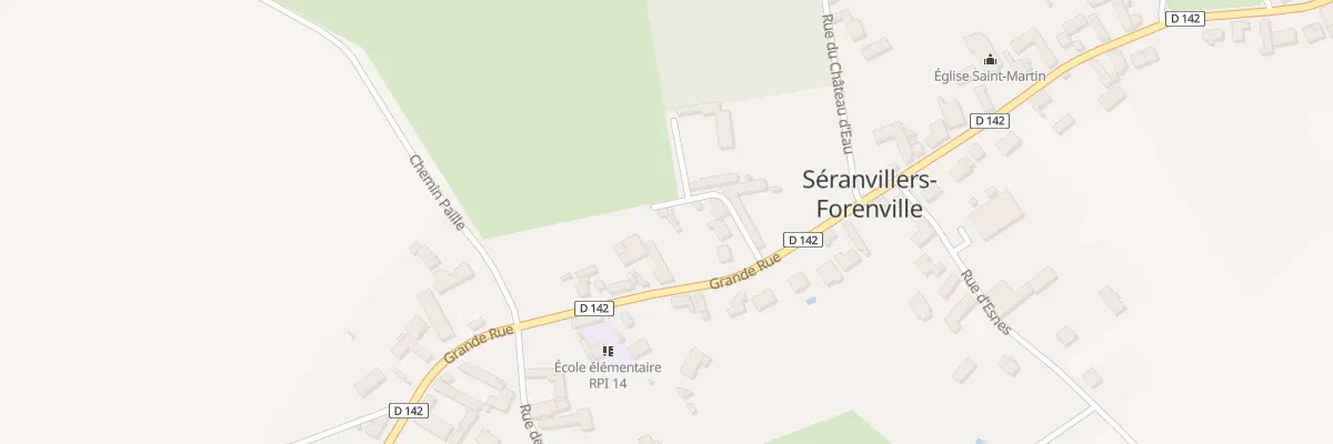 Plan du 5 Rle du Chateau à Séranvillers-Forenville