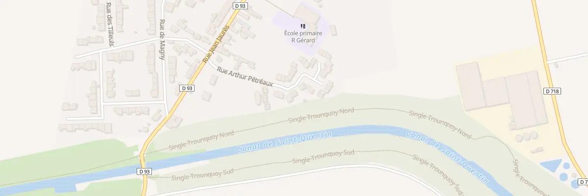 Plan du 8 Rue Arthur Pétréaux à Lehaucourt