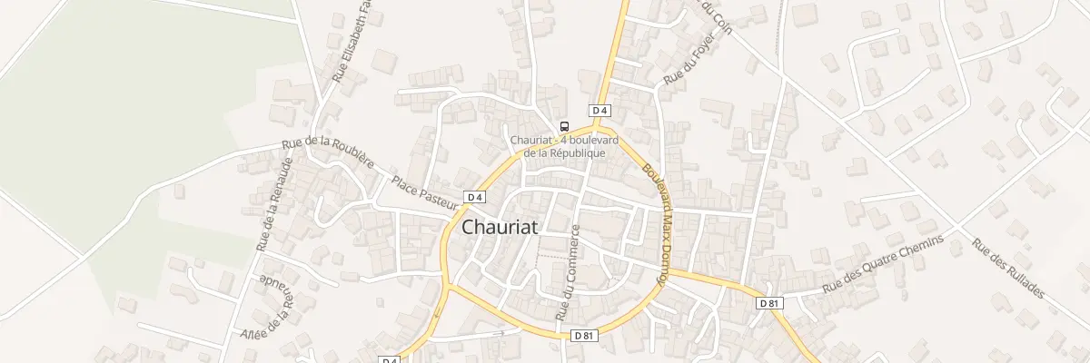Plan du 8 Rue de la Treille à Chauriat