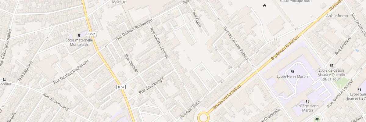 Plan du 32 Rue Calixte Souplet à Saint-Quentin