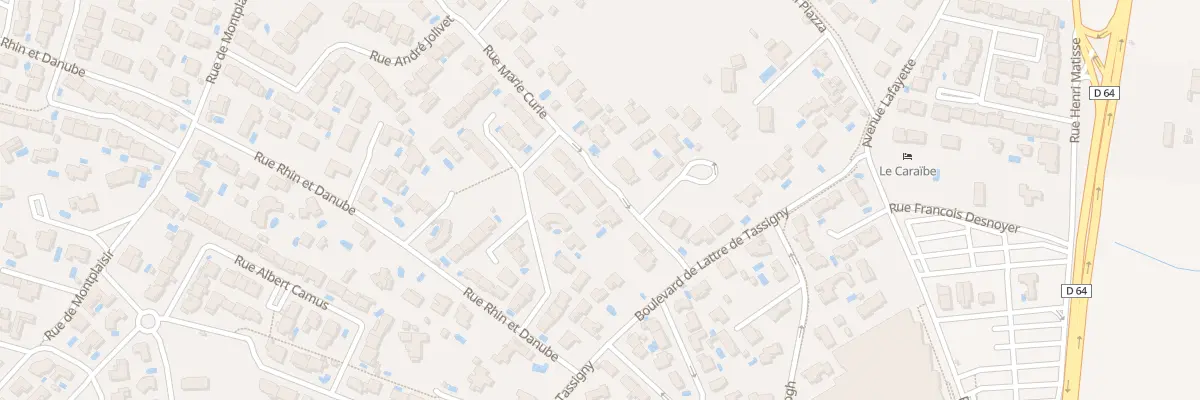Plan du 29B Rue Marie Curie à Sérignan