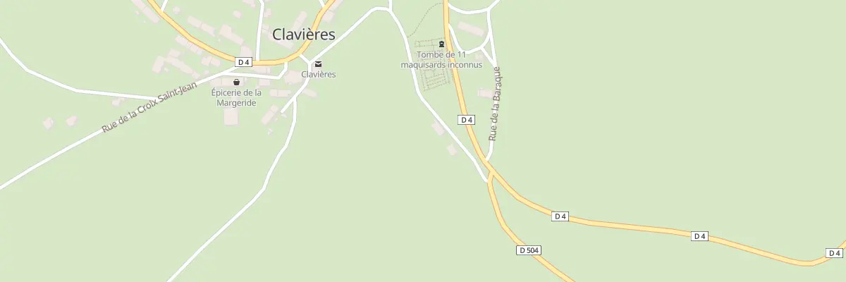 Plan du 5017 Le Bourg à Clavières