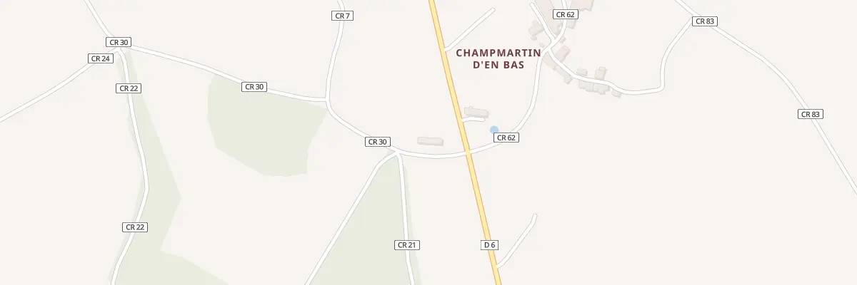 Plan du 99 Champmartin d’En Bas à Lainsecq