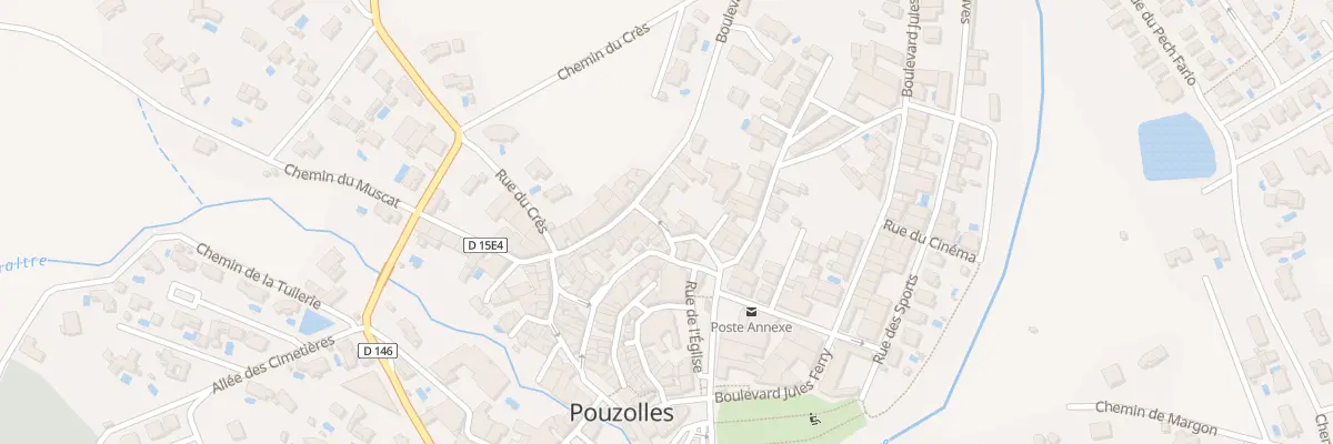 Plan du 4 Rue des Rosiers à Pouzolles