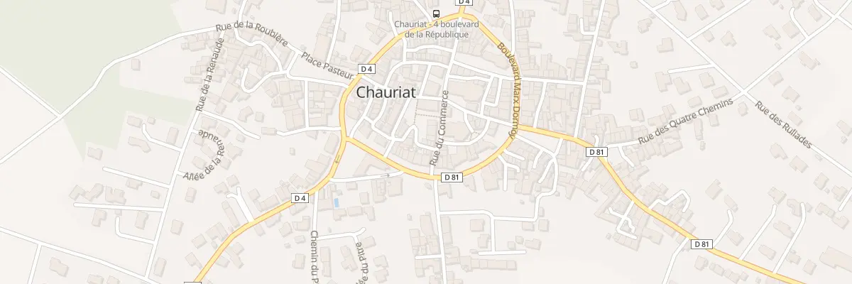 Plan du 5 Rue des Cuviers à Chauriat