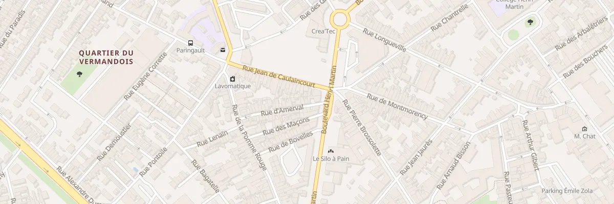 Plan du 4 Rue d’Amerval à Saint-Quentin