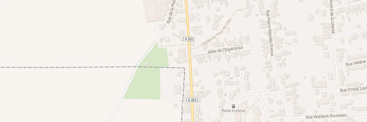 Plan du 63 Rue de Grasse à Tergnier