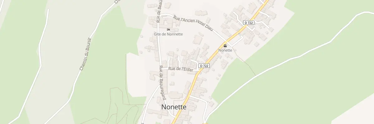 Plan du 8 Rue d’Enfer à Nonette-Orsonnette