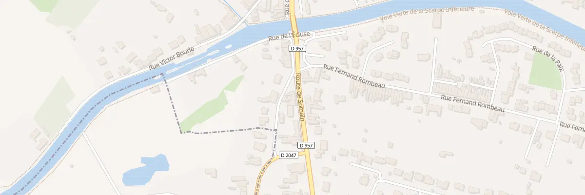 Plan du 6 Rte de Somain à Marchiennes