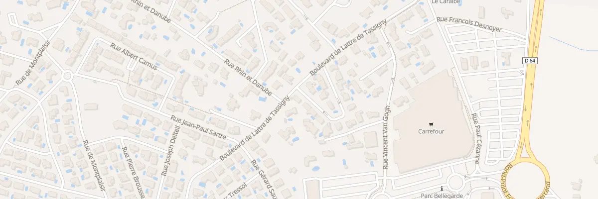 Plan du 24 Rue Olivier Messiaen à Sérignan