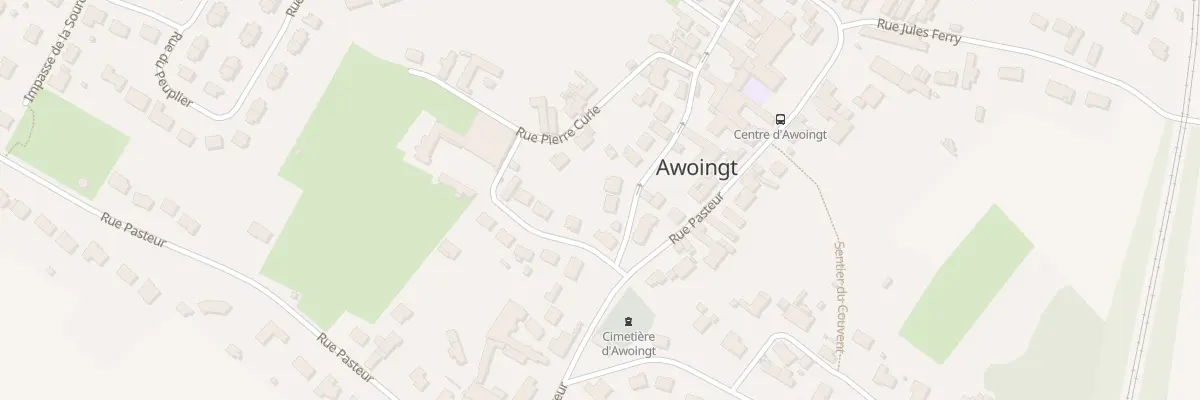 Plan du 18 Rue Léon Gambetta à Awoingt