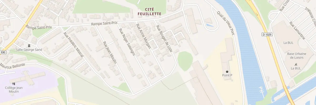 Plan du 27 Rue Anne Morgan à Saint-Quentin